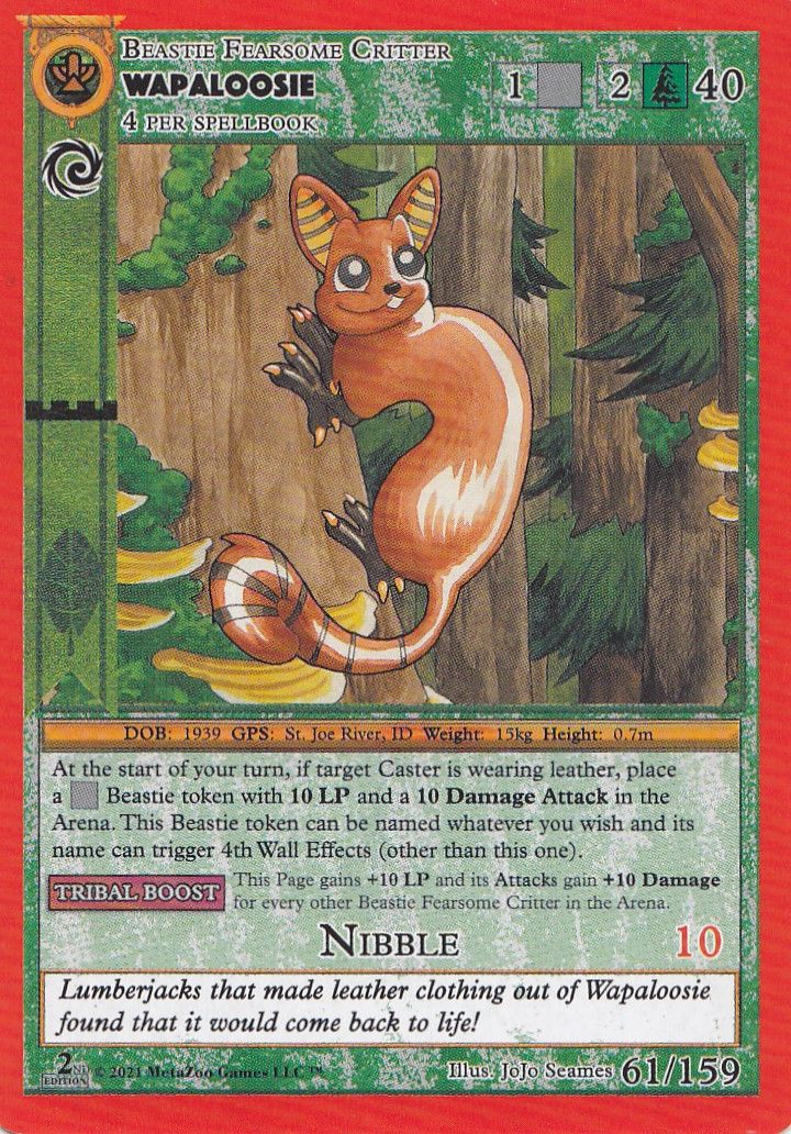 Wapaloosie [Cryptid Nation: Second Edition] | Total Play