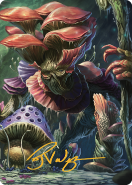 Myconid Spore Tender Art Card (Gold-Stamped Signature) [Commander Legends: Battle for Baldur's Gate Art Series] | Total Play