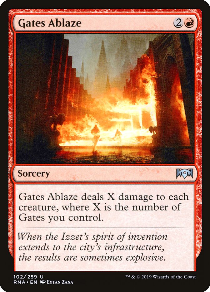 Gates Ablaze [Ravnica Allegiance] | Total Play