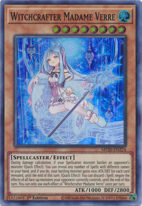 Witchcrafter Madame Verre [MP20-EN224] Super Rare | Total Play