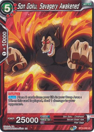 Son Goku, Savagery Awakened (BT10-006) [Rise of the Unison Warrior] | Total Play