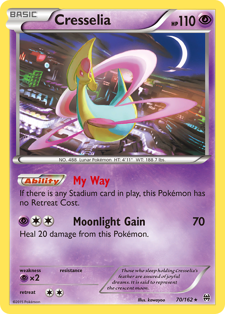 Cresselia (70/162) [XY: BREAKthrough] | Total Play