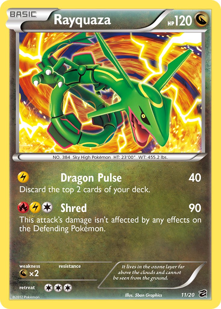 Rayquaza (11/20) (Blister Exclusive) [Black & White: Dragon Vault] | Total Play