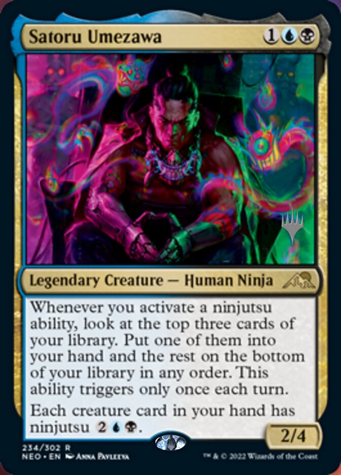 Satoru Umezawa (Promo Pack) [Kamigawa: Neon Dynasty Promos] | Total Play