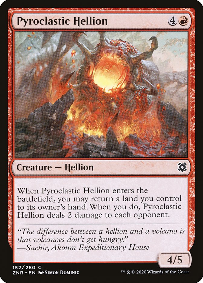 Pyroclastic Hellion [Zendikar Rising] | Total Play