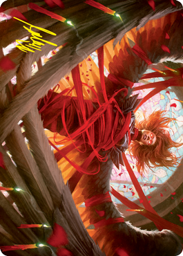 Sigarda's Imprisonment Art Card (Gold-Stamped Signature) [Innistrad: Crimson Vow Art Series] | Total Play