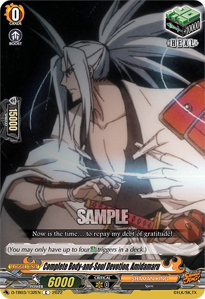 Complete Body-and-Soul Devotion, Amidamaru (D-TB03/132EN) [Shaman King] | Total Play