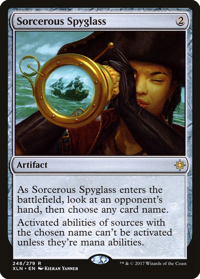 Sorcerous Spyglass [Ixalan] | Total Play