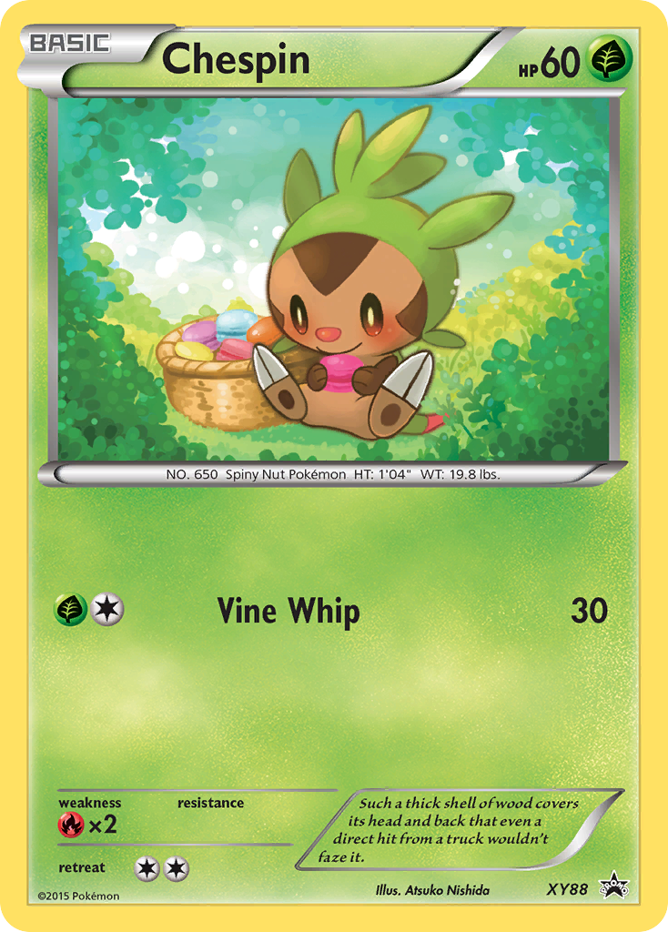 Chespin (XY88) (Collector Chest) [XY: Black Star Promos] | Total Play
