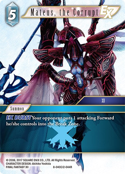 Mateus, the Corrupt EX [Opus VIII] | Total Play