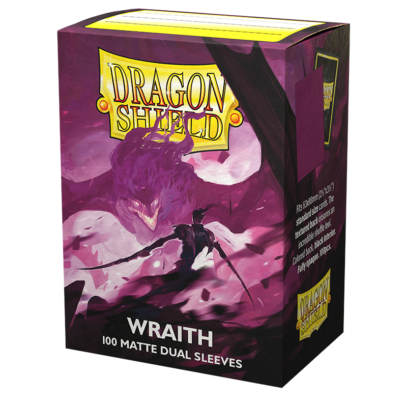 Dragon Shield: Standard 100ct Sleeves - Wraith (Dual Matte) | Total Play