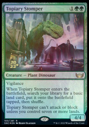 Topiary Stomper [Streets of New Capenna Prerelease Promos] | Total Play