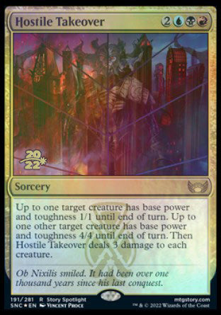 Hostile Takeover [Streets of New Capenna Prerelease Promos] | Total Play