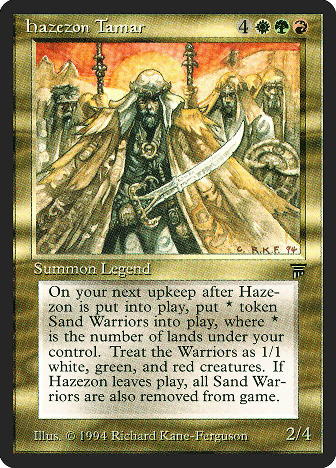 Hazezon Tamar [Legends] | Total Play