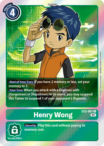 Henry Wong [EX2-061] [Digital Hazard] | Total Play