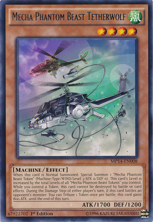 Mecha Phantom Beast Tetherwolf [MP14-EN008] Rare | Total Play