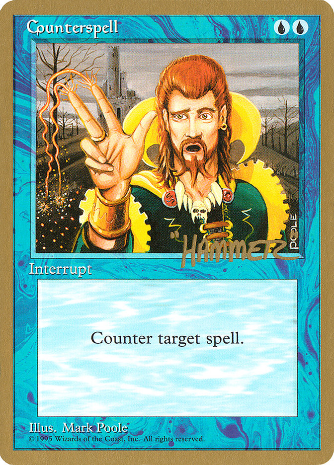 Counterspell (Shawn "Hammer" Regnier) [Pro Tour Collector Set] | Total Play