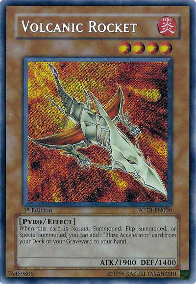 Volcanic Rocket [FOTB-EN000] Secret Rare | Total Play