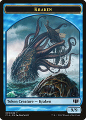 Kraken // Zombie (011/036) Double-Sided Token [Commander 2014 Tokens] | Total Play