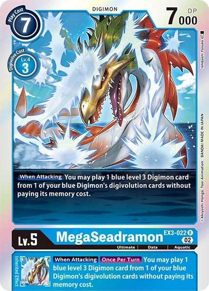 MegaSeadramon [EX3-022] [Revision Pack Cards] | Total Play