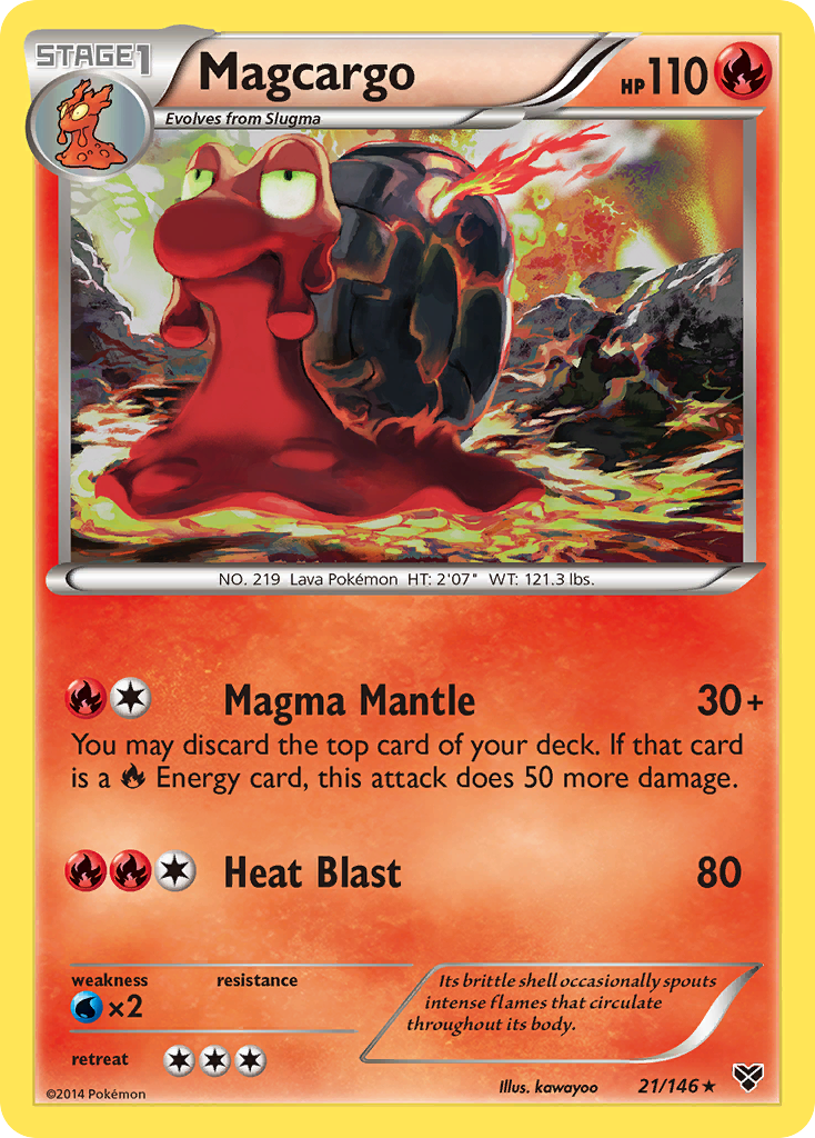 Magcargo (21/146) [XY: Base Set] | Total Play