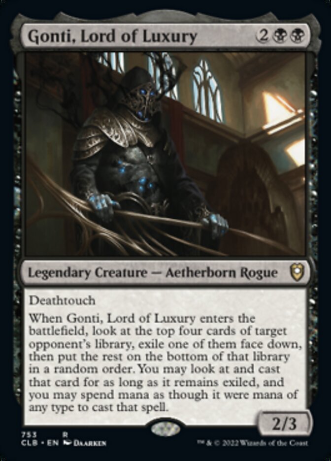 Gonti, Lord of Luxury [Commander Legends: Battle for Baldur's Gate] | Total Play