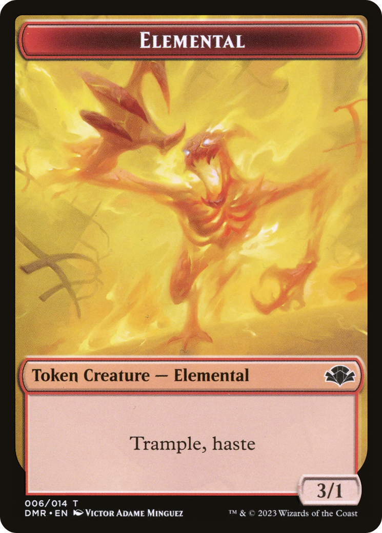 Elemental Token [Dominaria Remastered Tokens] | Total Play