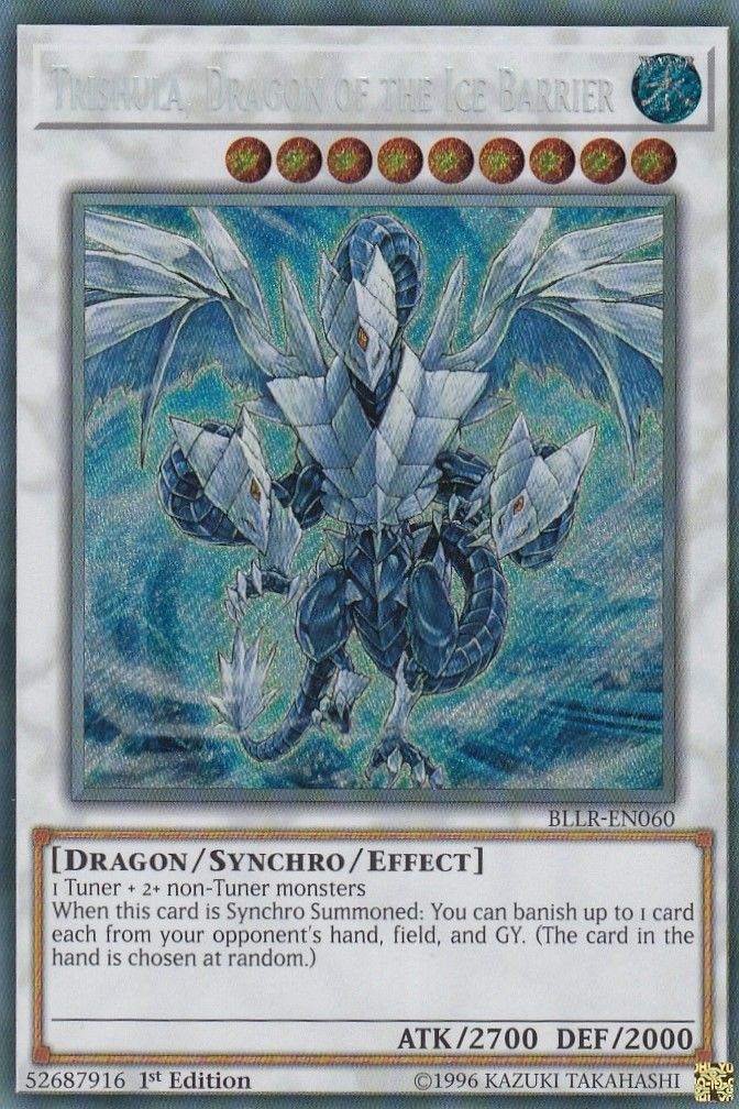 Trishula, Dragon of the Ice Barrier [BLLR-EN060] Secret Rare | Total Play