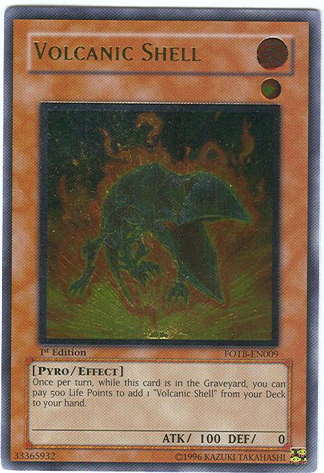 Volcanic Shell [FOTB-EN009] Ultimate Rare | Total Play