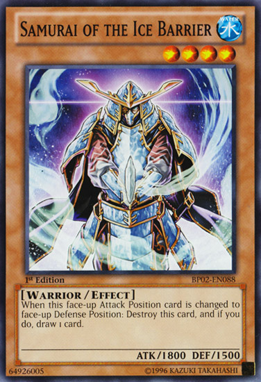 Samurai of the Ice Barrier [BP02-EN088] Common | Total Play