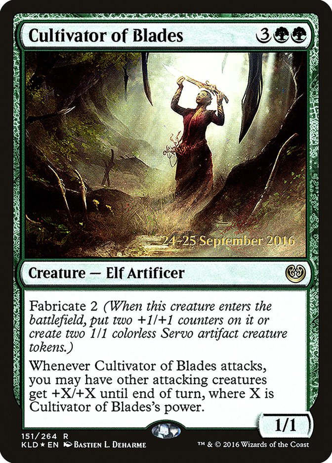 Cultivator of Blades [Kaladesh Prerelease Promos] | Total Play