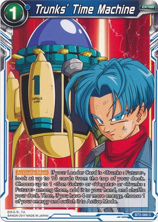 Trunks' Time Machine (BT2-066) [Union Force] | Total Play