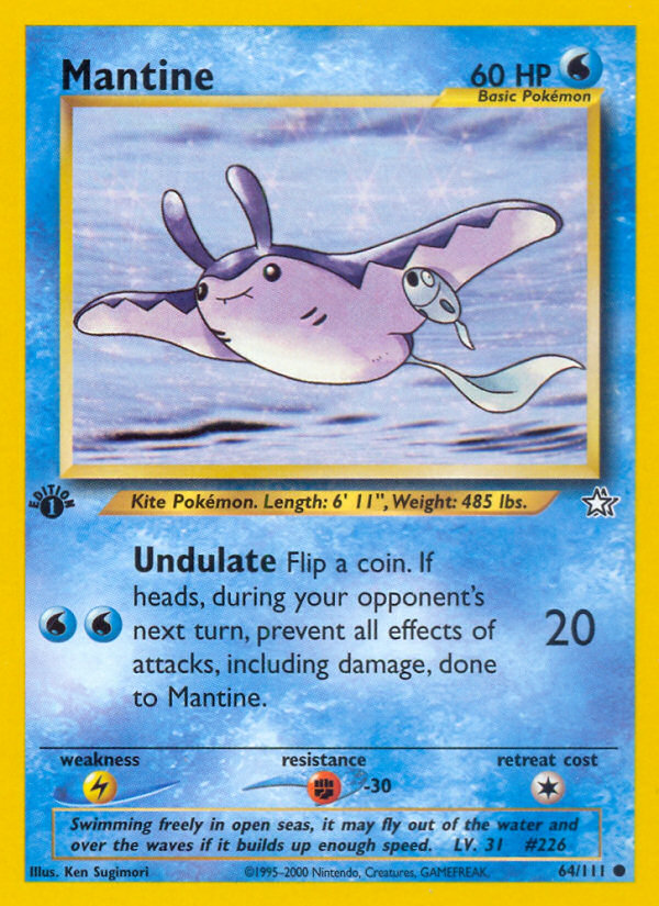 Mantine (64/111) [Neo Genesis 1st Edition] | Total Play