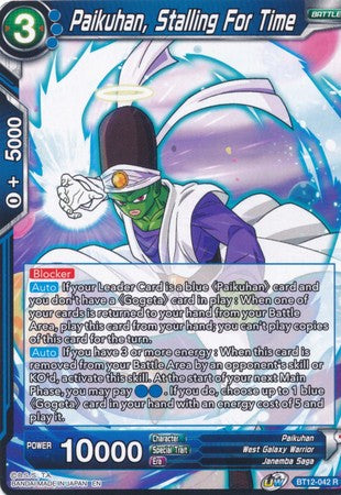 Paikuhan, Stalling for Time (BT12-042) [Vicious Rejuvenation] | Total Play