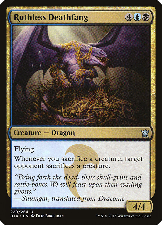 Ruthless Deathfang [Dragons of Tarkir] | Total Play