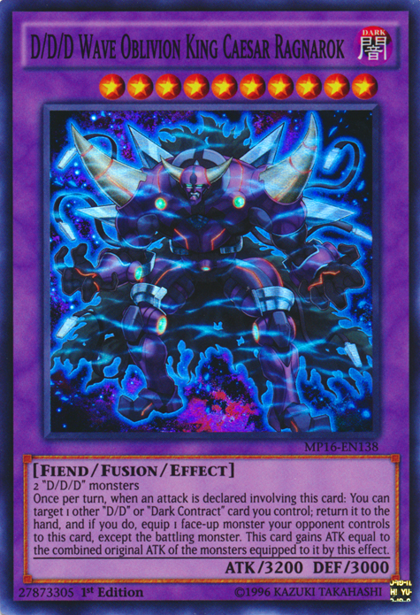 D/D/D Wave Oblivion King Caesar Ragnarok [MP16-EN138] Super Rare | Total Play