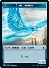 Bird Illusion // Elf Warrior Double-Sided Token [Game Night: Free-for-All Tokens] | Total Play