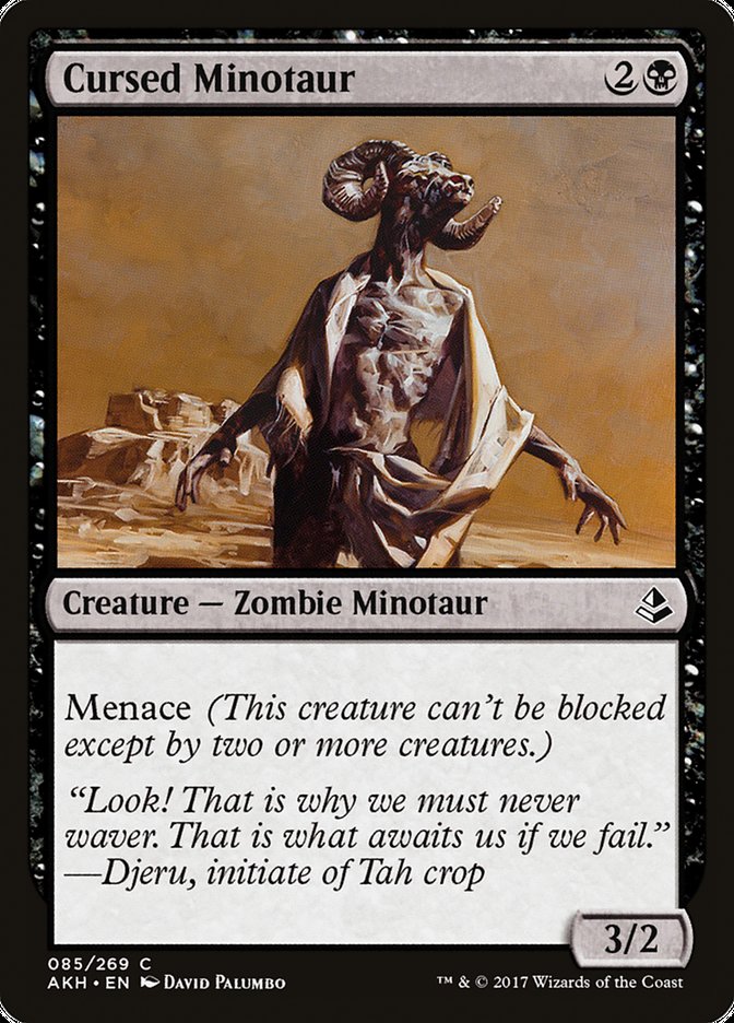 Cursed Minotaur [Amonkhet] | Total Play