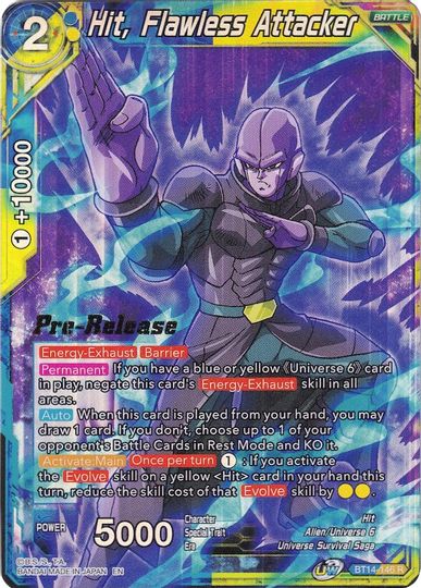Hit, Flawless Attacker (BT14-146) [Cross Spirits Prerelease Promos] | Total Play