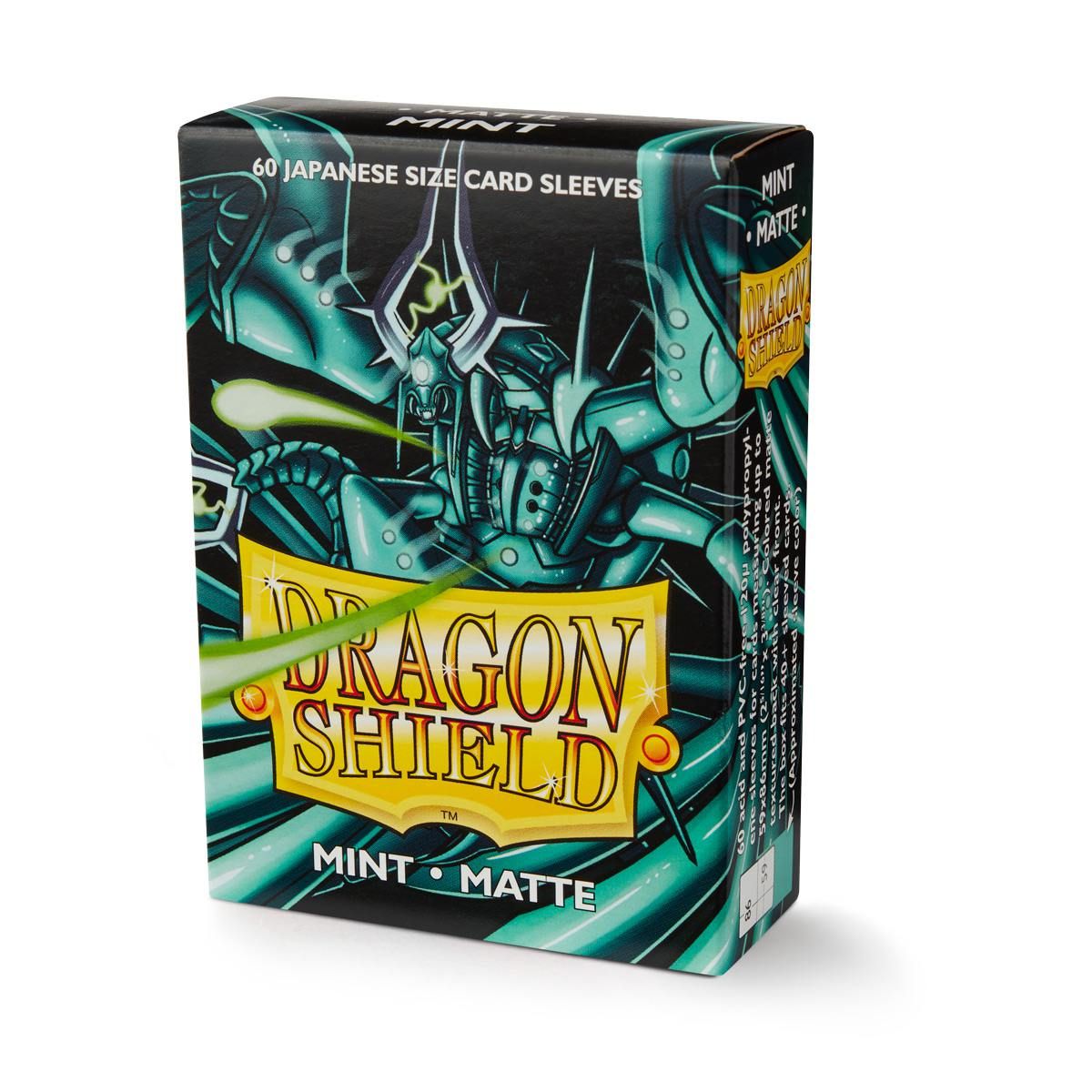 Dragon Shield: Japanese Size 60ct Sleeves - Mint (Matte) | Total Play