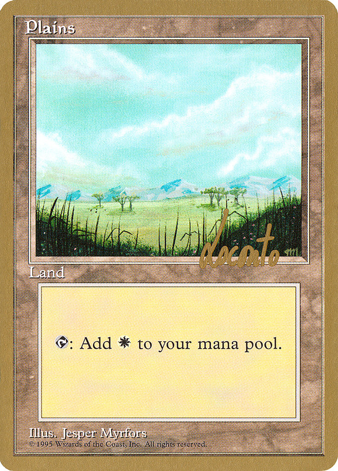 Plains (ml365) (Michael Loconto) [Pro Tour Collector Set] | Total Play