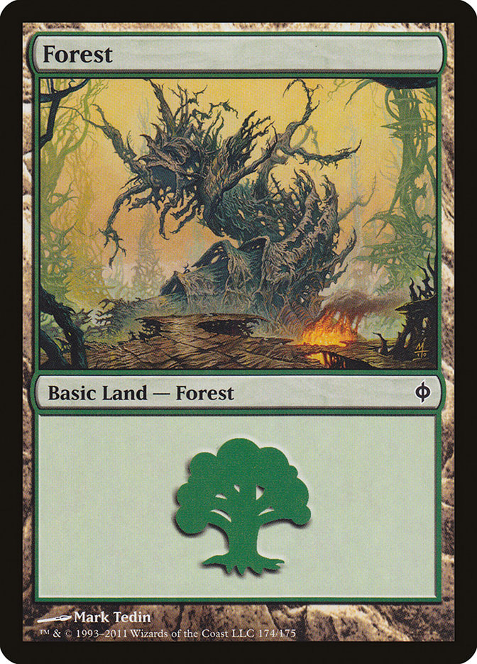 Forest (174) [New Phyrexia] | Total Play