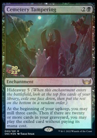 Cemetery Tampering [Streets of New Capenna Prerelease Promos] | Total Play