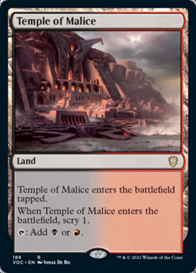 Temple of Malice [Innistrad: Crimson Vow Commander] | Total Play