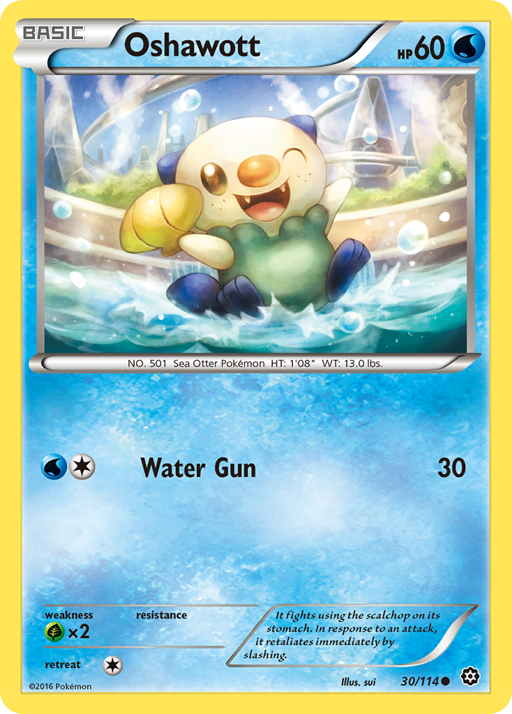 Oshawott (30/114) [XY: Steam Siege] | Total Play