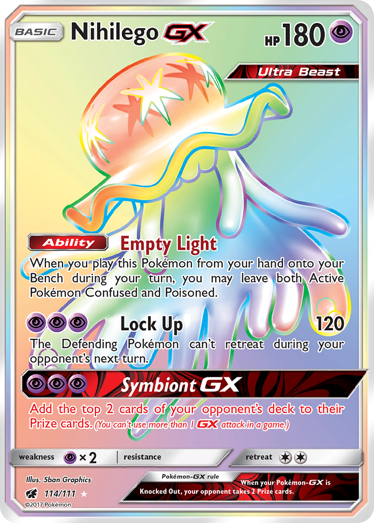 Nihilego GX (114/111) [Sun & Moon: Crimson Invasion] | Total Play