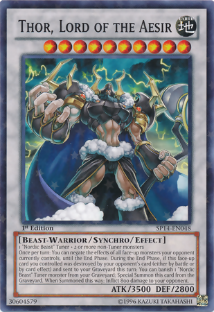 Thor, Lord of the Aesir [SP14-EN048] Starfoil Rare | Total Play