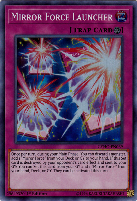 Mirror Force Launcher [CYHO-EN069] Super Rare | Total Play