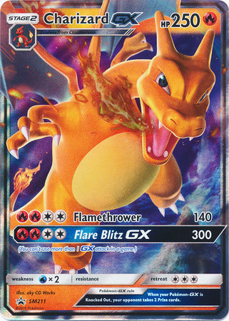 Charizard GX (SM211) (Jumbo Card) [Sun & Moon: Black Star Promos] | Total Play