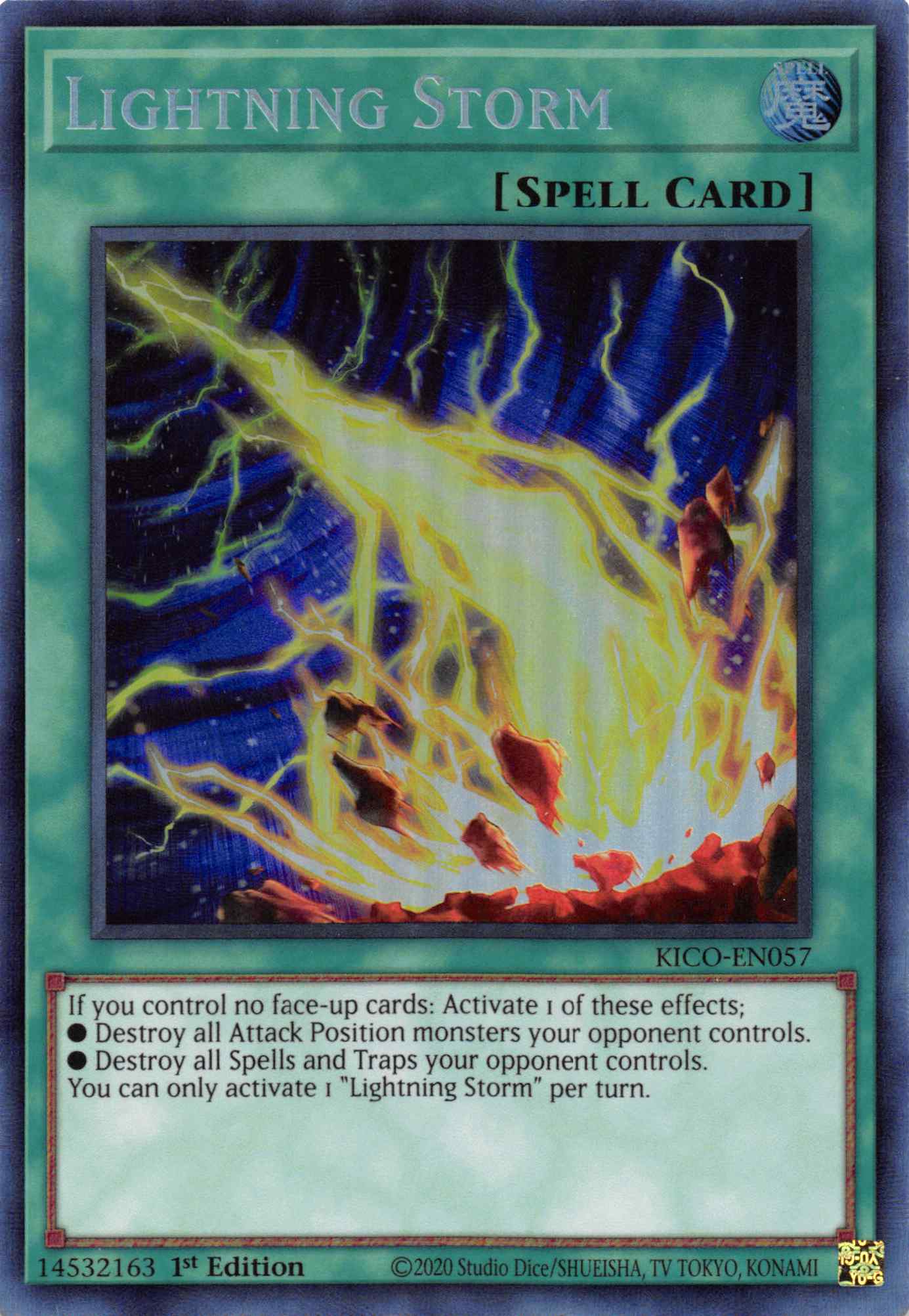 Lightning Storm (Collector's Rare) [KICO-EN057] Collector's Rare | Total Play